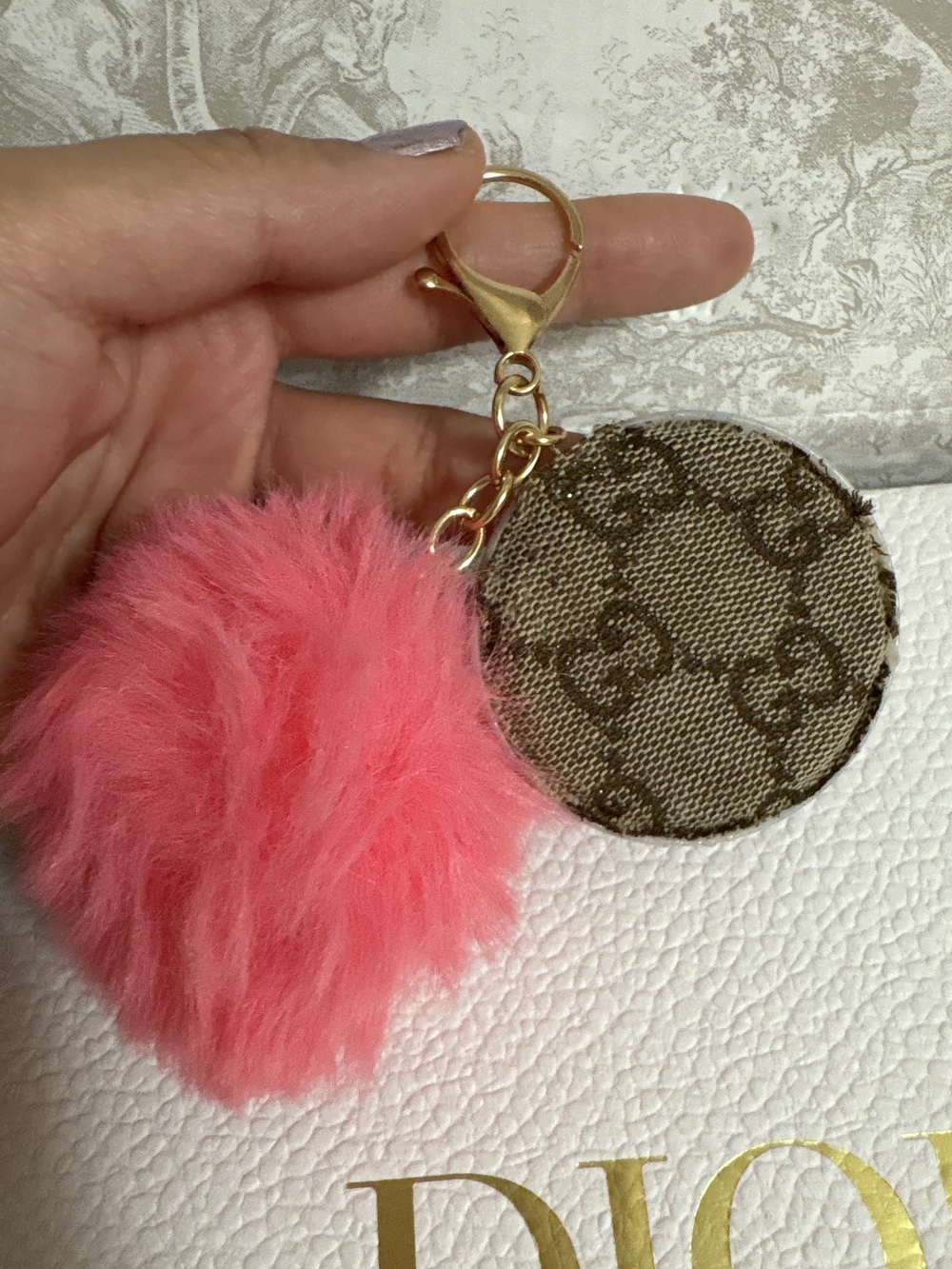 Authentic up-cycled Gucci Bag charm